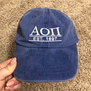 Alpha omicron pi baseball cap